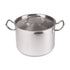 Winco Smallwares Set Winco SST8 8 Quart Stainless Steel Induction Stock Pot with Cover | Denson CFE