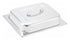 Winco Steam Table Pans Each Winco C-DCH Half Size Stainless Steel Dome Cover with Handle | Denson CFE