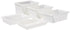 Winco Storage & Transport Each Winco PFFW15 Food Storage Box 22 Gallon White Polypropylene Stackable | Denson CFE