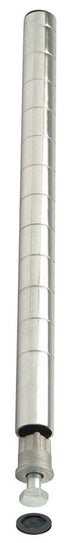 Winco Storage & Transport Each Winco VC-34P Chrome Plated Wire Shelf Post 34 Inches | Denson CFE
