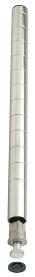 Winco Storage & Transport Each Winco VC-63P Chrome Plated Wire Shelf Post 63 Inches | Denson CFE