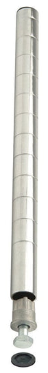 Winco Storage & Transport Each Winco VC-86P Chrome Plated Wire Shelf Post 86 Inches | Denson CFE