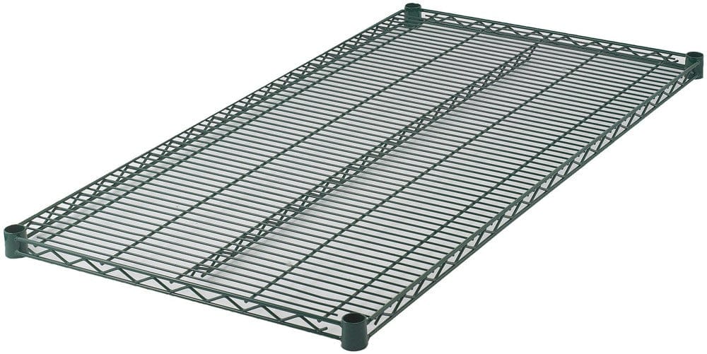 Winco Storage & Transport Each Winco VEX-2436 Epoxy Coated Wire Shelf 24 inch x 36 inch Green | Denson CFE