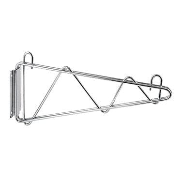 Winco Storage & Transport Pair Winco VCB-14 14 Inch Wall Mount Bracket with Chrome Plated Finish for Heavy Loads | Denson CFE