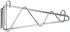 Winco Storage & Transport Pair Winco VCB-18 18 inch Wall Mount Brackets with Chrome Plated Finish for Heavy Duty Shelving | Denson CFE