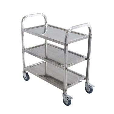 Winco Storage & Transport Set Winco SUC-30 3 Tier Stainless Steel Trolley with Casters
