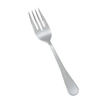 Winco Tabletop & Serving Dozen Winco 0026-06 Elite Heavyweight Salad Fork 6-1/8 inch Mirror Finish | Denson CFE