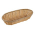 Winco Tabletop & Serving Dozen Winco PWBN-9B 4 1/4" x 9" Long Oval Tan Polypropylene Woven Basket