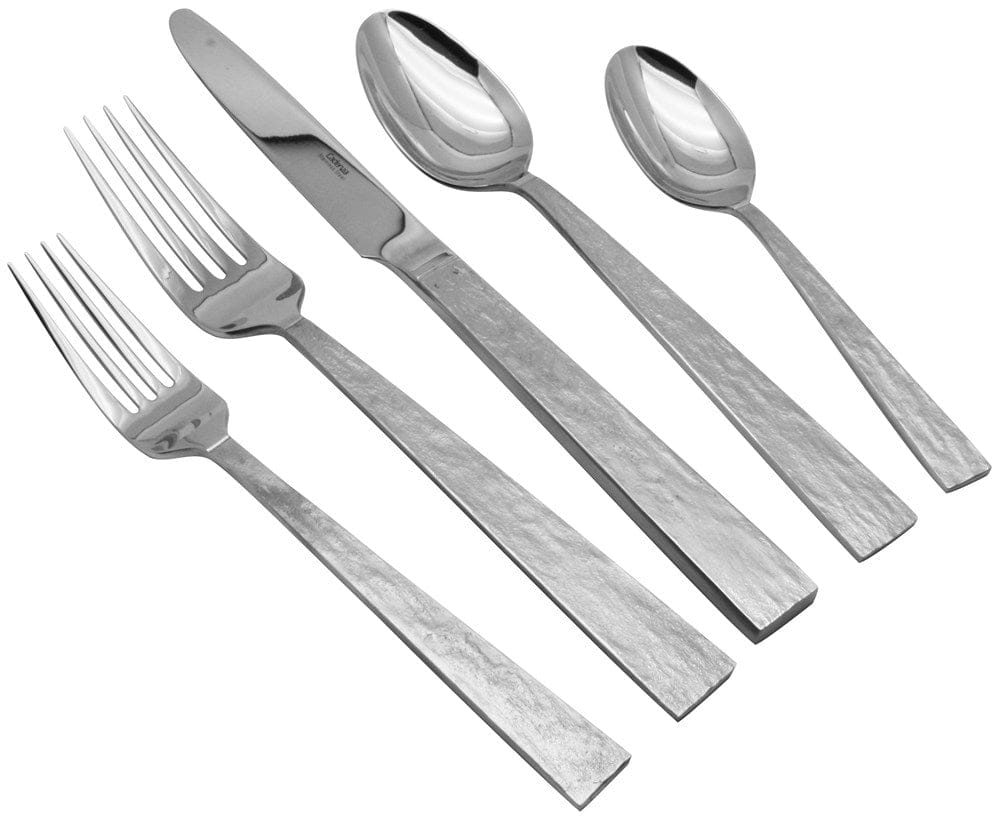 Winco Tabletop & Serving Dozen Winco Z-CR-06 Cadenza Carrera Salad Fork 7 3/16 Inch Textured Design 18/10 Stainless Steel | Denson CFE