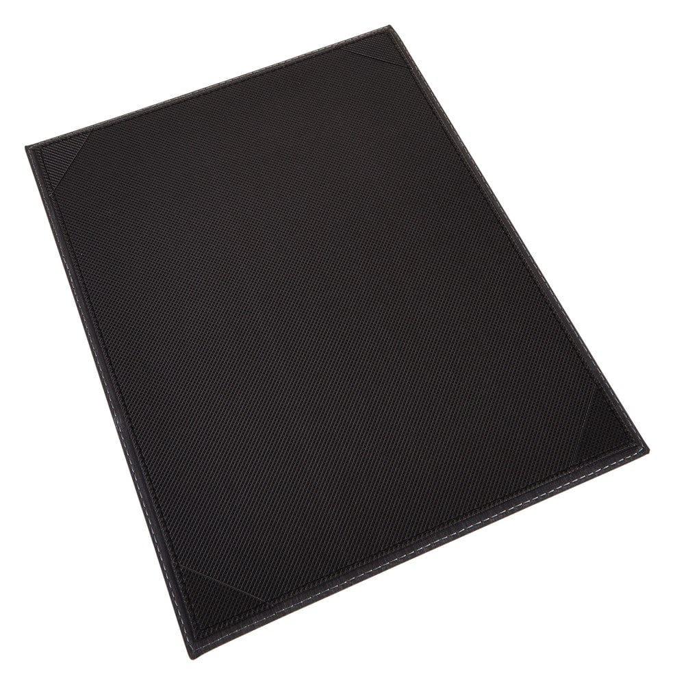 Winco Tabletop & Serving Each / Black Winco LMS-811BK Elegant Black Single View Menu Cover for Letter Size Inserts | Denson CFE