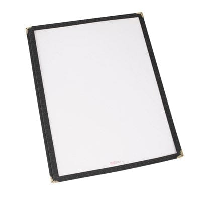Winco Tabletop & Serving Each / Black Winco PMC-9K High-Quality Black Menu Cover for A4 Size Documents | Denson CFE