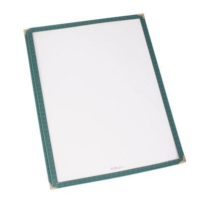 Winco Tabletop & Serving Each / Green Winco PMC-9G Green Single Menu Cover 9-5/16 by 12-1/8 inches | Denson CFE