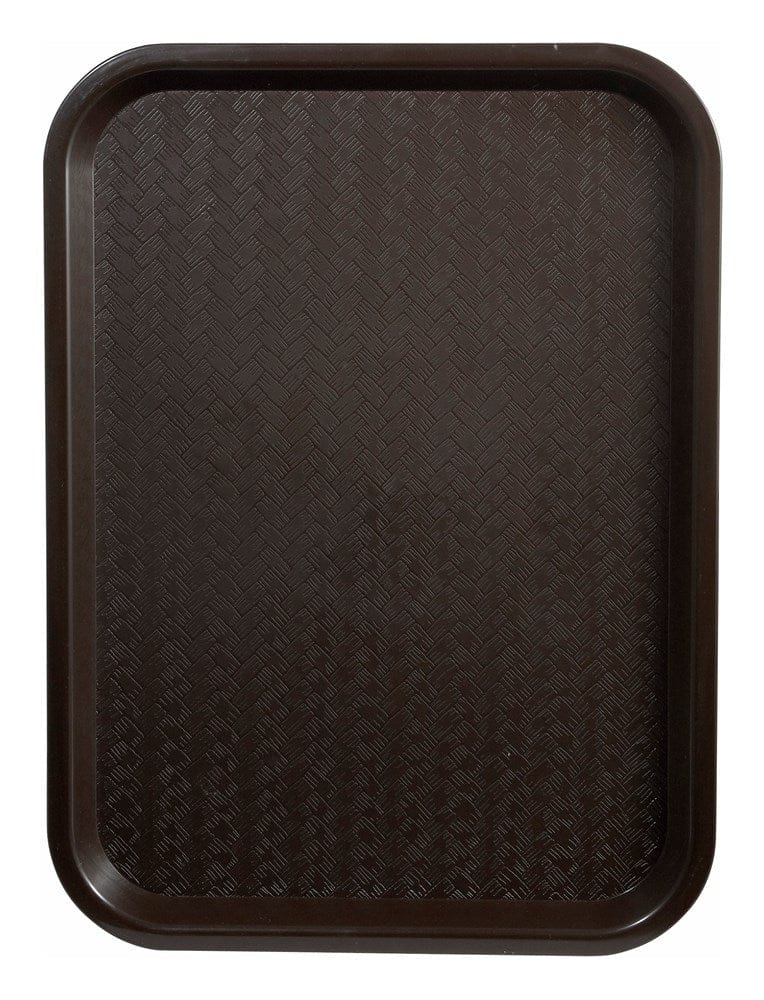 Winco Tabletop & Serving Each Winco FFT-1216B Fast Food Tray 12 Inch x 16 Inch Brown BPA Free Polypropylene | Denson CFE