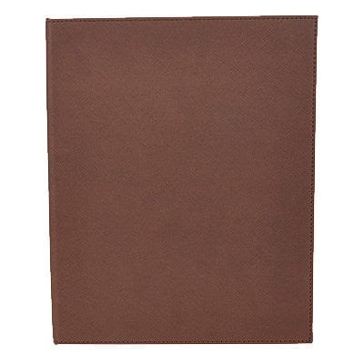 Winco Tabletop & Serving Each Winco LMD-811BN Brown Leather-Like Double-Sided Menu Cover for 8.5 x 11 Inserts | Denson CFE
