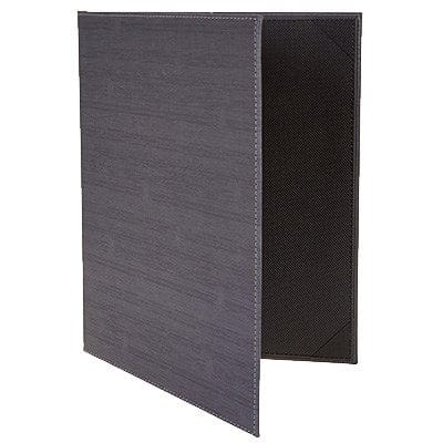 Winco Tabletop & Serving Each Winco LMD-814GY Two-View Grey Menu Cover for Legal Size Inserts | Denson CFE