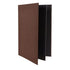 Winco Tabletop & Serving Each Winco LMF-814BN Leather-Like Brown Four-View Menu Cover for Legal Size Inserts | Denson CFE