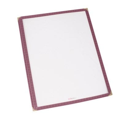 Winco Tabletop & Serving Each Winco PMC-9U Burgundy Single Menu Cover for A4 Let | Denson CFE