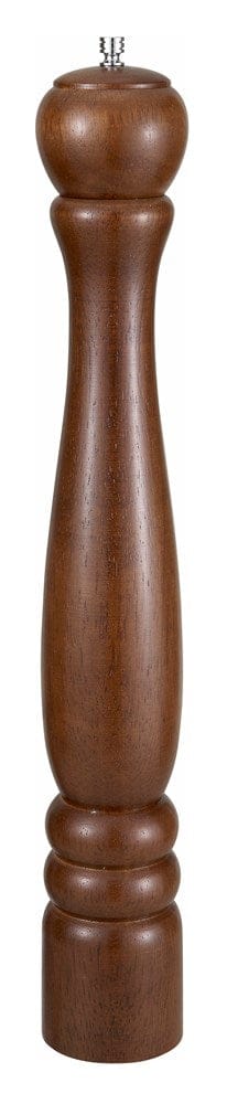 Winco Tabletop & Serving Each Winco WPM-18 Traditional 18 Inch Pepper Mill with Zinc Alloy Grinder and Oak Finish | Denson CFE