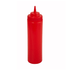 Winco Tabletop & Serving Pack / Red Winco PSW-12R 12oz Squeeze Bottles, Wide Mouth, Red, 6pcs/pk