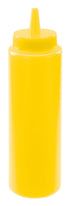 Winco Tabletop & Serving Pack / Yellow Winco PSB-08Y 8 Ounce Yellow Squeeze Bottles Pack of Six | Denson CFE