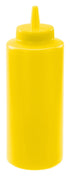 Winco Tabletop & Serving Pack / Yellow Winco PSB-12Y 12 Ounce Yellow Squeeze Bottles Set of Six | Denson CFE