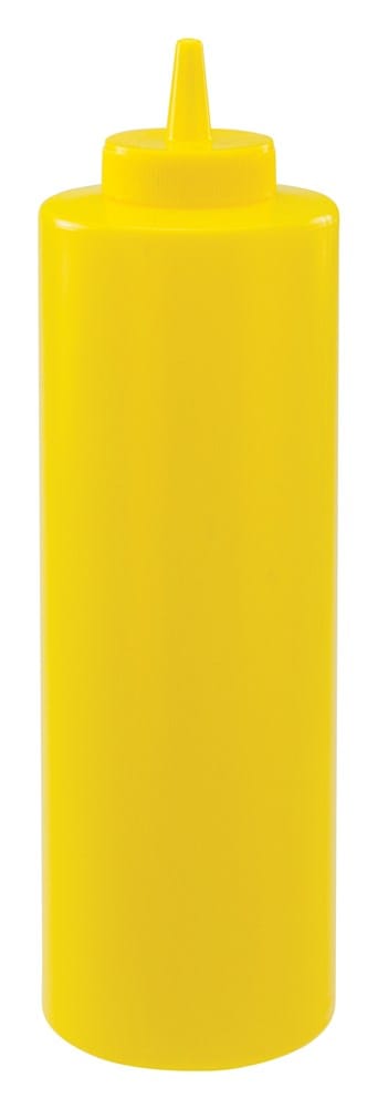 Winco Tabletop & Serving Pack / Yellow Winco PSB-24Y 24oz Yellow Squeeze Bottles Pack of 6 | Denson CFE