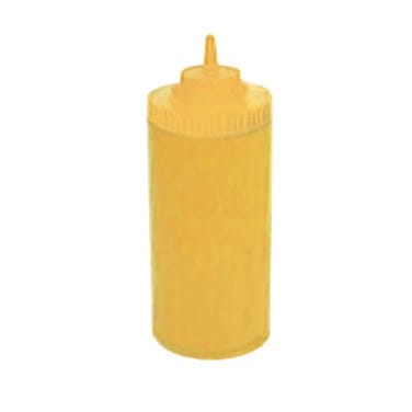 Winco Tabletop & Serving Pack / Yellow Winco PSW-32Y 32oz Wide Mouth Squeeze Bottles Yellow Pack of 6 | Denson CFE