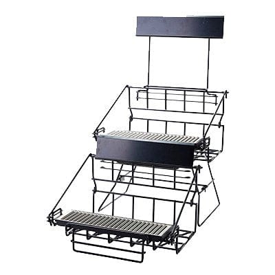 Winco Tabletop & Serving Set Winco APRK-4 Four Compartment Wire Airpot Rack with Removable Drip Tray and Supports | Denson CFE