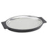 Winco Tabletop & Serving Set Winco SIZ-11ST Stainless Steel Sizzle Platter Set with Bakelite Underliner 11 Inch | Denson CFE