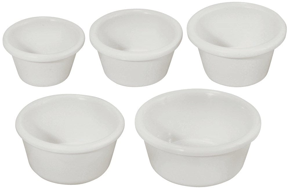 Winco Unclassified Dozen Winco RP-2W White Melamine Ramekin 2 Ounce Heat Resistant Dishwasher Safe Break Resistant | Denson CFE