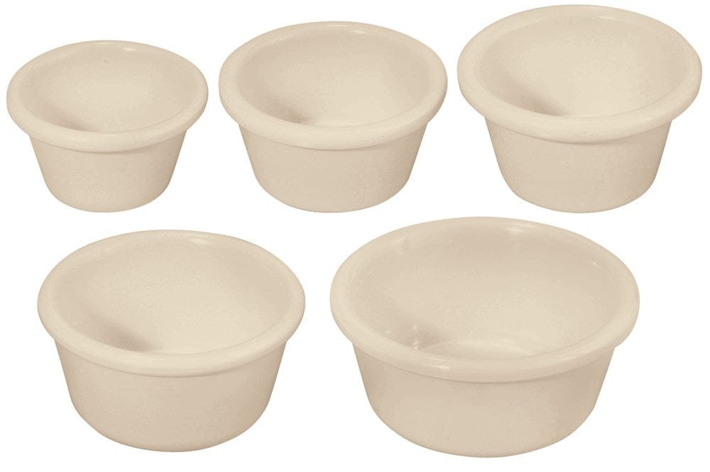 Winco Unclassified Dozen Winco RP-4B 4 Ounce Plain Ramekin Heat Resistant Dishwasher Safe Break Resistant Bone | Denson CFE