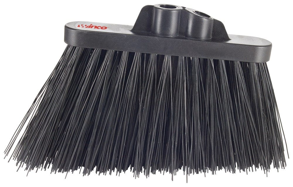 Winco Unclassified Each / Black Winco BRAU-9K Heavy Duty Angle Broom Head with Unflagged Black Bristles | Denson CFE