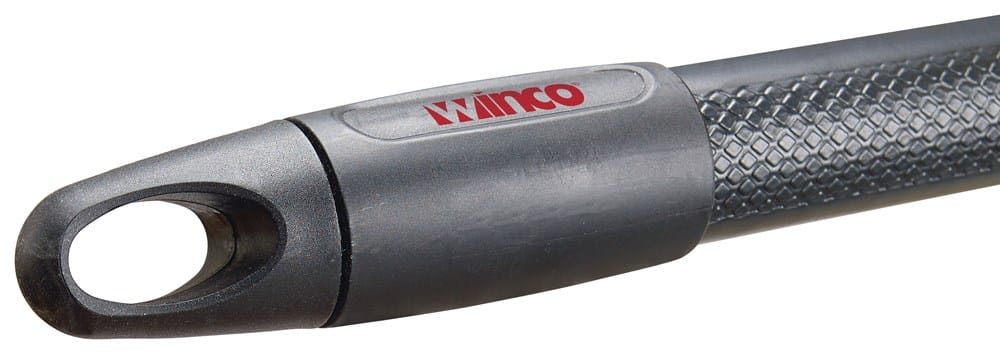 Winco Unclassified Each / Black Winco BRH-48K Fiberglass Handle with Textured Grip 48 inch x 1 inch Black | Denson CFE