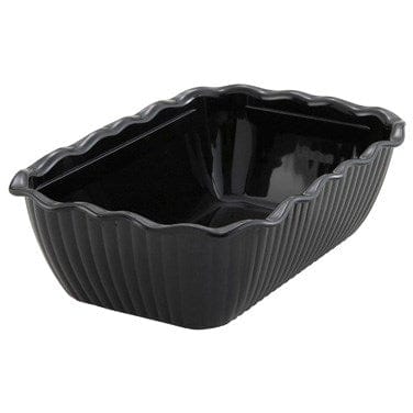 Winco Unclassified Each / Black Winco CRK-10K Deli Crock 10 Inch by 7 Inch by 3 Inch Rectangular Black | Denson CFE