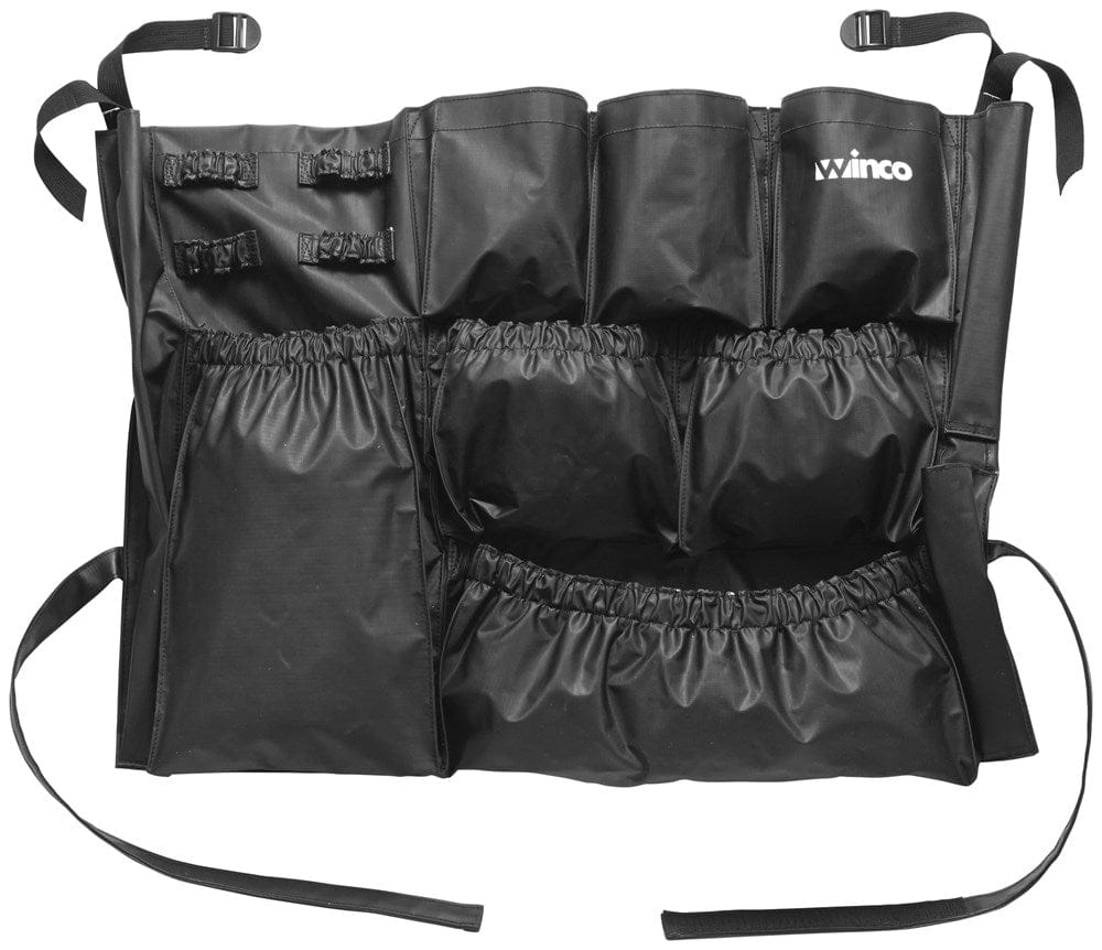 Winco Unclassified Each / Black Winco JCB-2920 Caddy Bag for 32 or 44 Gallon Container Adjustable Ties Black | Denson CFE