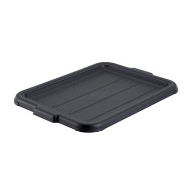 Winco Unclassified Each / Black Winco PL-57K Cover for PL-5 7 Series Black Polypropylene Dish Box Cover 20-1/4 x 15-1/2 Made in USA | Denson CFE