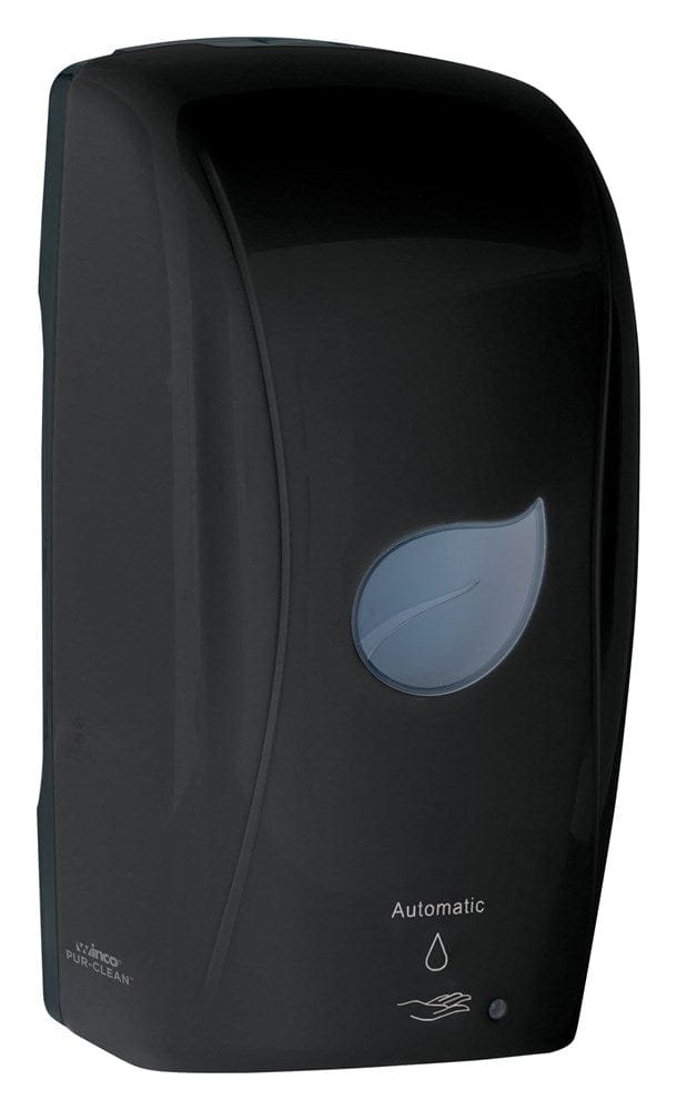 Winco Unclassified Each / Black Winco SDAF-1K Pur-Clean Automatic Foam Soap Dispenser Black 1000ml | Denson CFE