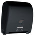 Winco Unclassified Each / Black Winco TDAC-8K Pur-Clean Auto Cut Roll Towel Dispenser Wall Mount Hands-Free Black | Denson CFE