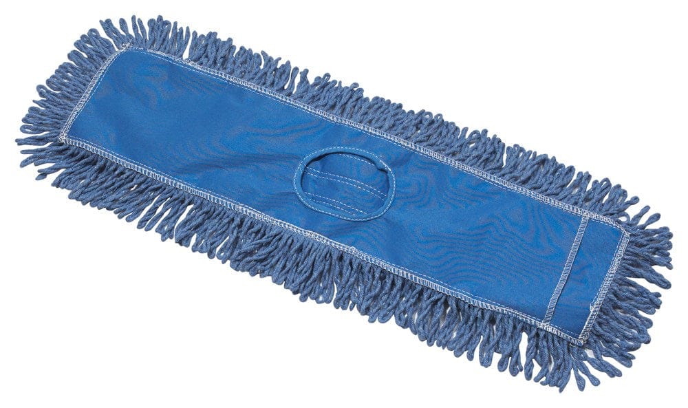 Winco Unclassified Each / Blue Winco DMB-24H Dust Mop Refill Cotton Blend Blue 24x5 | Denson CFE