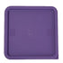 Winco Unclassified Each / Purple Winco PECC-128P Allergen Free Purple Container Cover for 12 18 22 Quart Square Storage Containers | Denson CFE