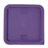 Winco Unclassified Each / Purple Winco PECC-68P Allergen Free Container Cover for 6 and 8 Quart Square Storage Containers Purple | Denson CFE