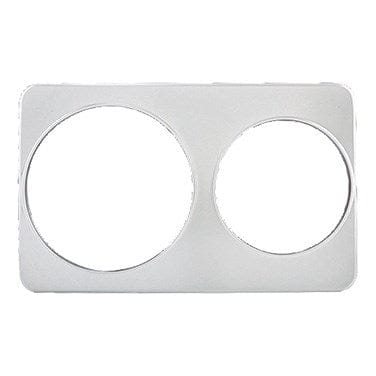 Winco Unclassified Each Winco ADP-810 Two Hole Steam Table Adapter Plate 8 3/8 inch and 10 3/8 inch | Denson CFE