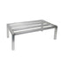 Winco Unclassified Each Winco ADRK-2048 48" x 20" x 12" Aluminum Dunnage Rack
