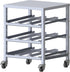 Winco Unclassified Each Winco ALCR-3M Mobile Under-Counter 3-Tier Aluminium Can Storage Rack | Denson CFE