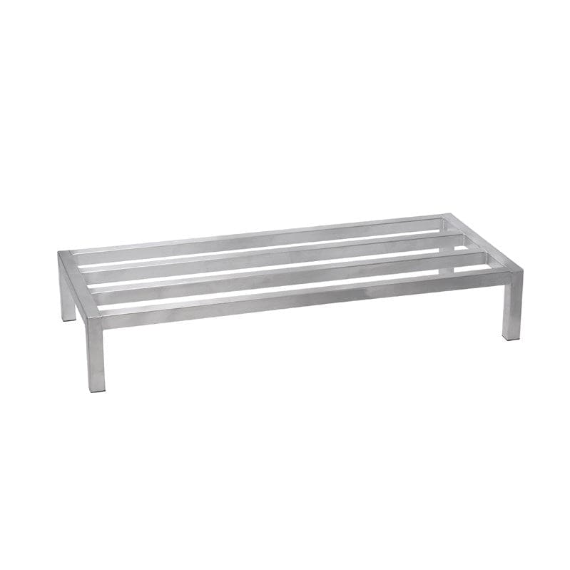 Winco Unclassified Each Winco ASDR-2060 Dunnage Rack 20 inches x 60 inches x 8 inches Aluminum Heavy Duty NSF Certified | Denson CFE