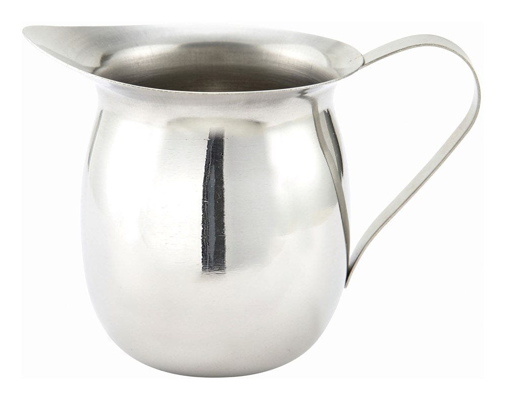 Winco Unclassified Each Winco BCS-10 Stainless Steel 10 Ounce Bell Creamer with Handle | Denson CFE