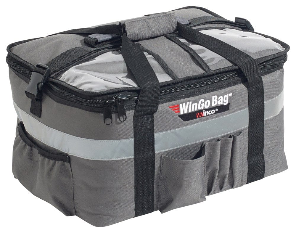 Winco Unclassified Each Winco BGCB-1709 WinGoBag Premium Catering Bag Medium with Beverage Divider 17 Inches Wide x 13 Inches Deep x 9 Inches High | Denson CFE