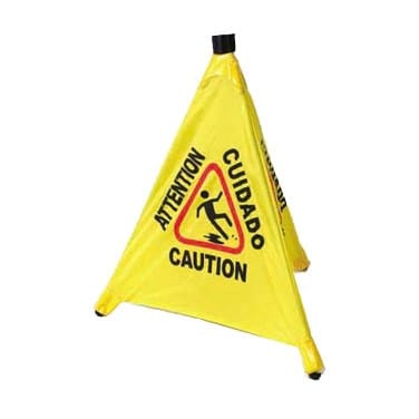 Winco Unclassified Each Winco CSF-4 Caution Sign Pop-up Safety Cone Three Facets | Denson CFE