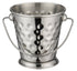 Winco Unclassified Each Winco DDSA-102S Mini Pail Hammered Stainless Steel 10 oz 3.5 inch Diameter | Denson CFE