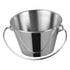 Winco Unclassified Each Winco DDSA-104S Stainless Steel Mini Pail 5 oz 3 inch Diameter x 3 and 1/8 inch Height | Denson CFE